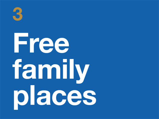 3. Free Family Places